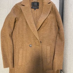 J Crew Daphne topcoat in Italian boiled wool